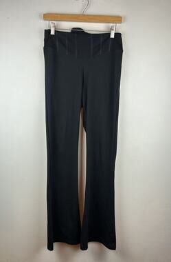 Victorias Secret VS PINK Flare Leggings Pants Black Sz Large Soft